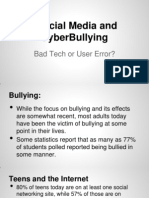 Social Media and Bullying