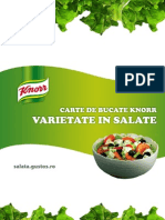 Carte de Bucate Knorr Varietatea Salatelor Gustos.ro