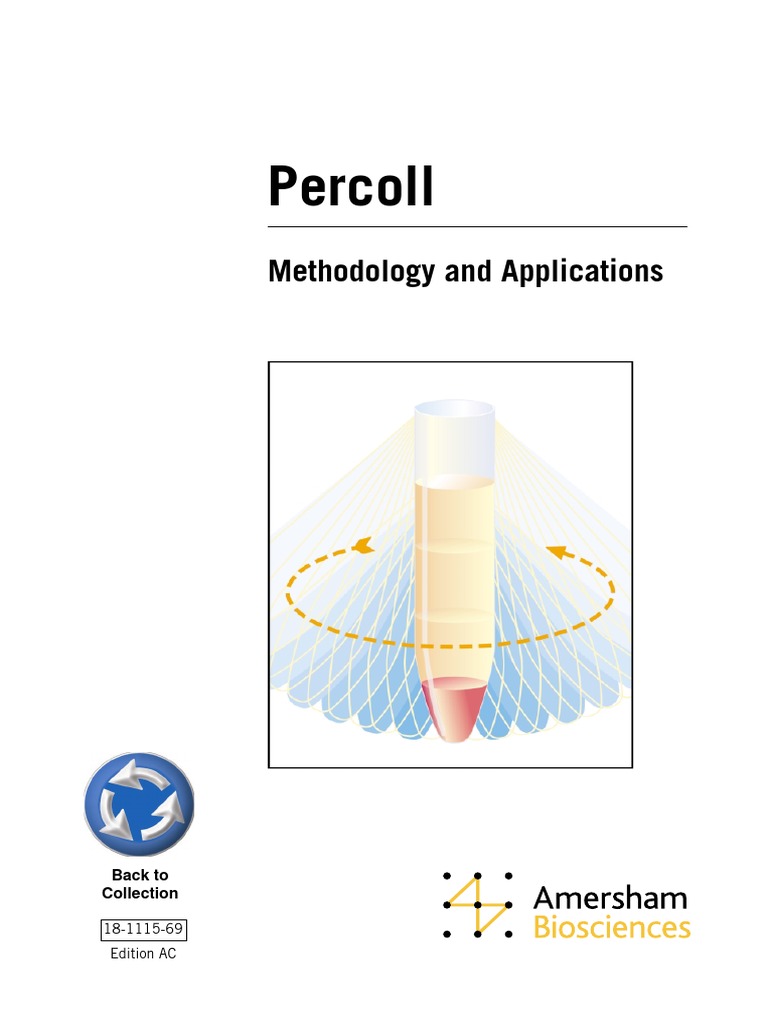 Percoll Methodology and Applications | PDF | Centrifugation | Sedimentation