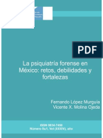 La Psiquiatria Forense en México Retos, Debilidades y Fortalez PDF