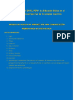 Modelo de Unidad de Aprendizaje Comunicacic3b3n PDF