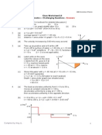 Answers: Nanyang Girls' High School 2008 Secondary 3 Physics