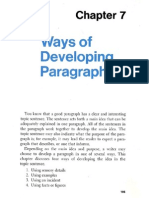 Ways of Developing Pagarpaphs (Printable Version)