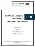 Compiler Lab Manual Final E-Content