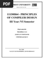 Download Principles of Compiler Design by PRISTUniversity SN190362741 doc pdf