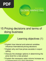 CH 15 - Pricing Decisions