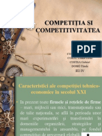 COMPETI+óIA SI COMPETITIVITATEA