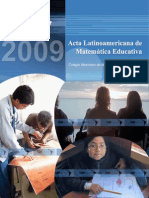 Acta Latinoamericana de Matemática Educativa