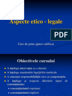 Aspecte Etico-Legale