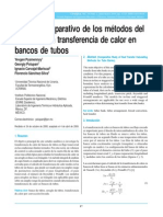 Estudio Comparativo de Los Métodos Del Cálculo de La Transferencia de Calor en Bancos de Tubos