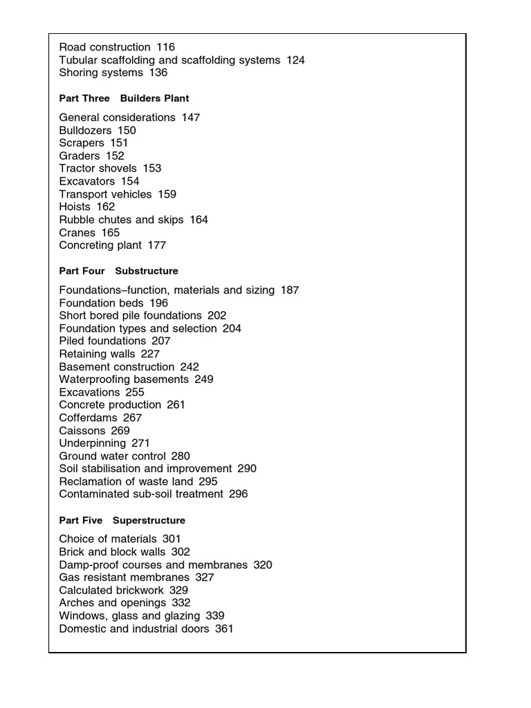 Part Three Builders Plant | PDF