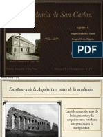 Exposicion Academia de San Carlos Historia