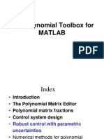 The Polynomial Toolbox for MATLAB