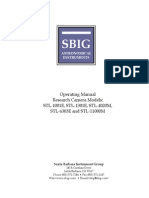 Operating Manual For SBIG STL
