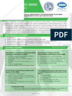 Certified ISO 26000 Lead Auditor - Two Page Brochure