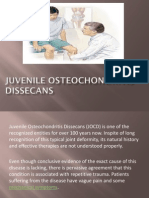 Juvenile Osteochondritis Dissecans