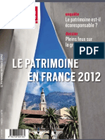 Connaissance Des Arts Hors-Serie 544 Le Patrimoine en France 2012 - Septembre 2012