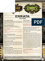 WM MKII Rules Errata July 2013