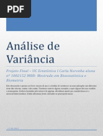 Análise de Variância e planeamentos experimentais (2)