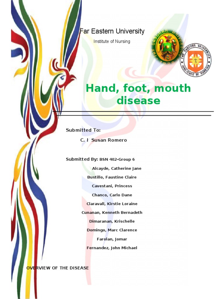 Case Study HFMD ) PDF Health Sciences Medicine