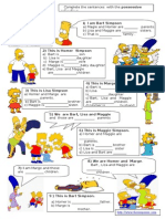 Simpson Family and Possessives
