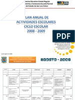 PLAN ANUAL ACTIVIDADES 2008-09