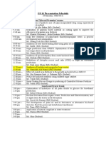 GS 11 Presentation Schedule (20.6.2012)