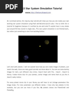 Download Star System Simulation Flash Tutorial by Flanture SN19042953 doc pdf