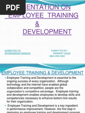 Employee Training & Development