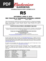 Download R5 to play RBC Theatre at Budweiser Gardens April 5 2014 by Budweiser Gardens SN190440678 doc pdf