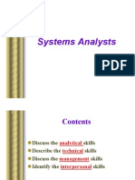 Systems Analyst Skills