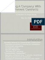 Government Contract Acquisitions Deck