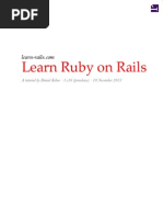 Learn Rails