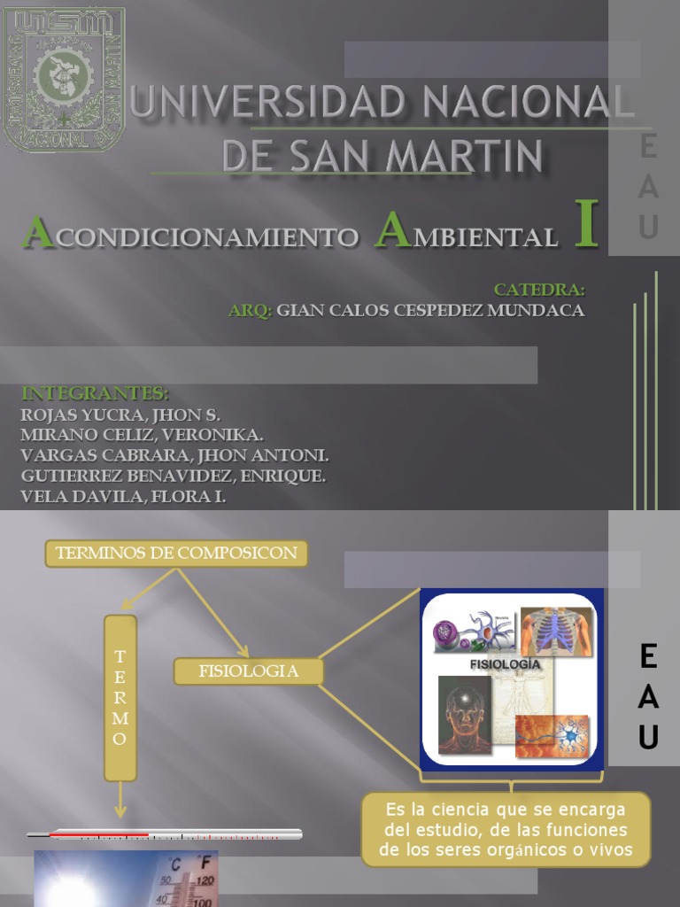 TERMOFISIOLOGÍA