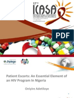 Patient Escorts - An Essential Element of an HIV Program in Nigeria