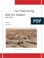 Hydraulic Fracturing and Its Hazards