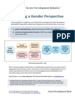 Integrating a Gender Perspective