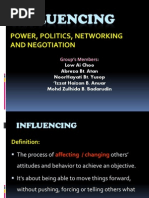 Power,Politics, Networking&Negotiation