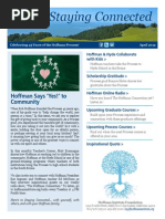 Staying Connected: Hoffman Says Yes!' To Community