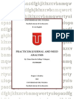 Practicum Journal and Need Analysis: Universidad Del Tolima