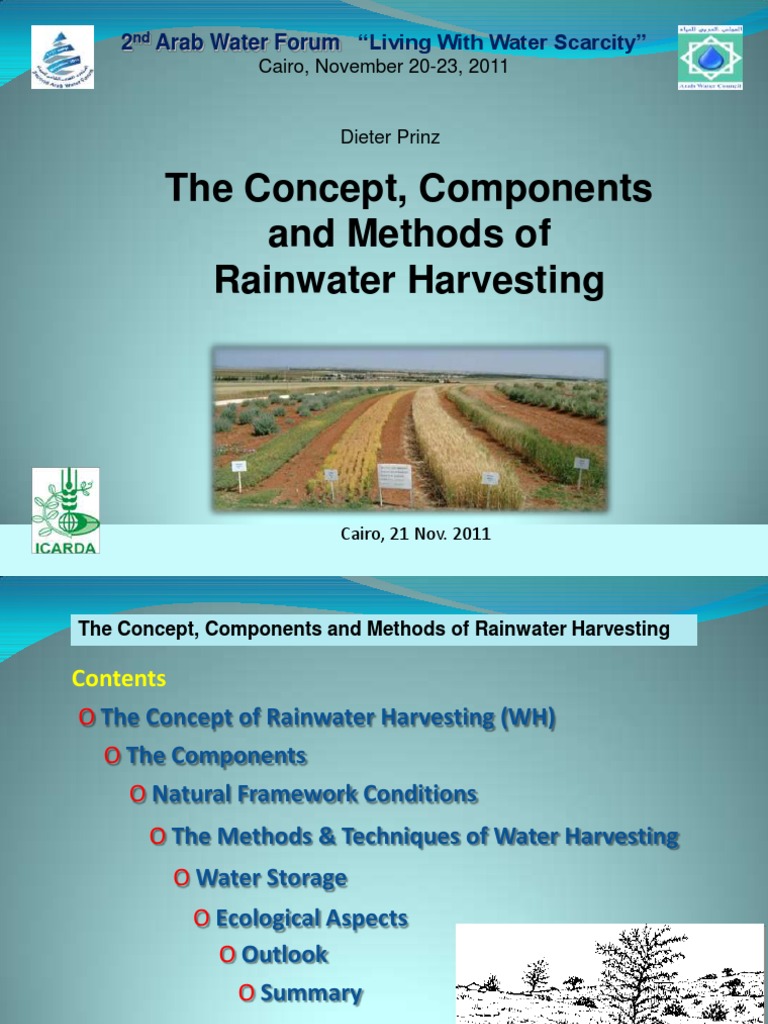 Water Harvesting Concept PDF | PDF | Water Resources | Surface Runoff