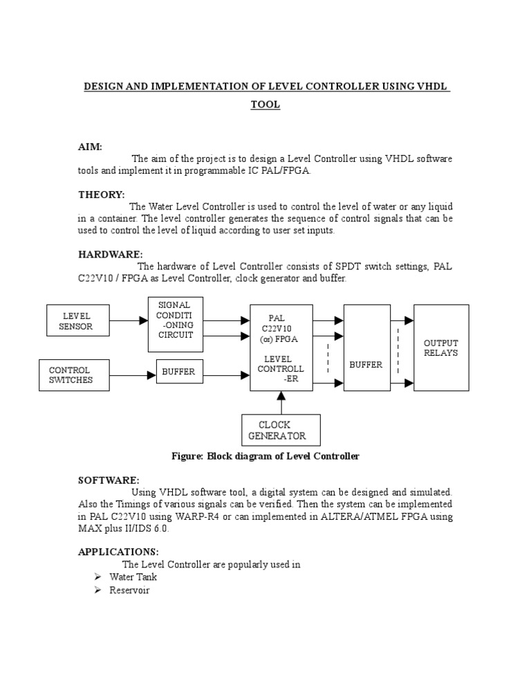 M Level Controller | PDF