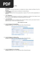 Accrual Plan Set Up