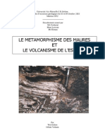 Le Metamorphisme Des Maures PDF