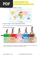Resumo de história_7º ano_as sociedades recoletoras e produtoras
