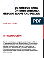 Modelo de Costos para Operación Subterránea Método Room