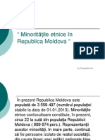 Minorităţile Etnice În Republica Moldova