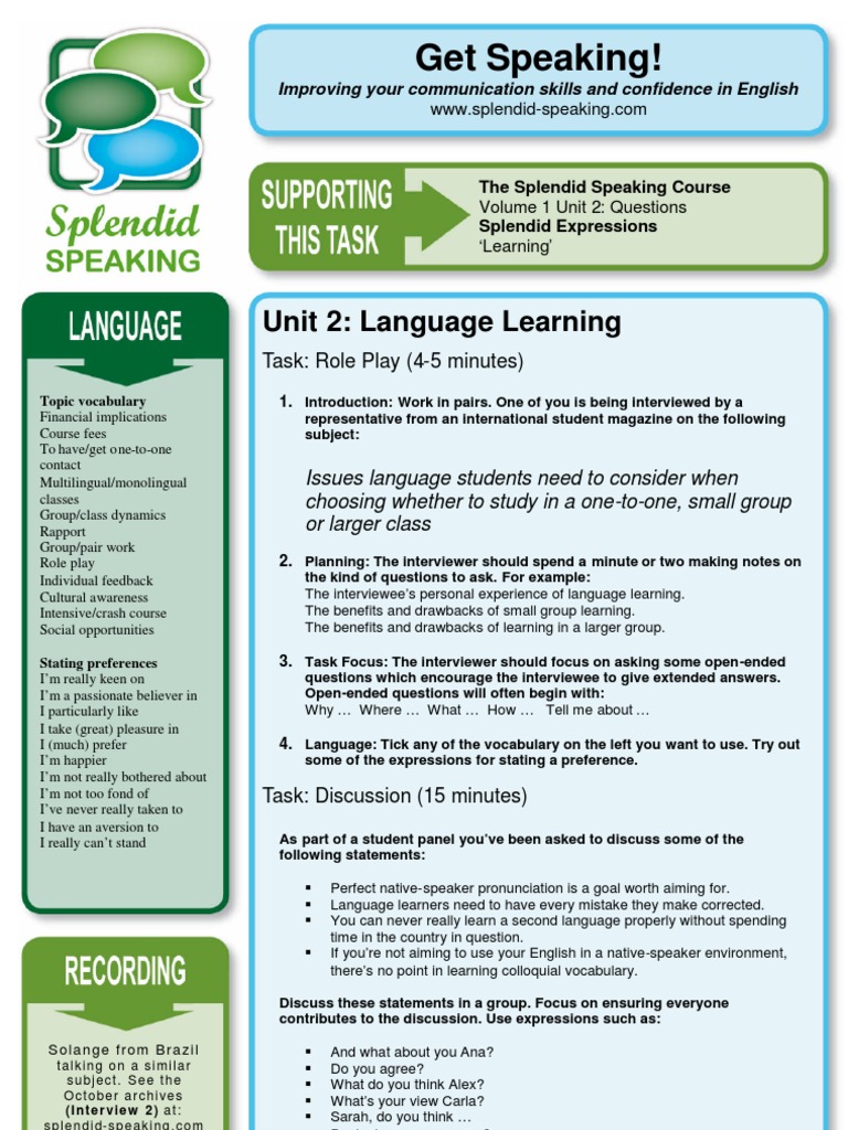 Enhance English Communication Skills | PDF | Multilingualism | Learning