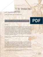 El Amor y El Derecho en Cervantes