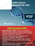 Tehnologija Rekombinantne DNK 